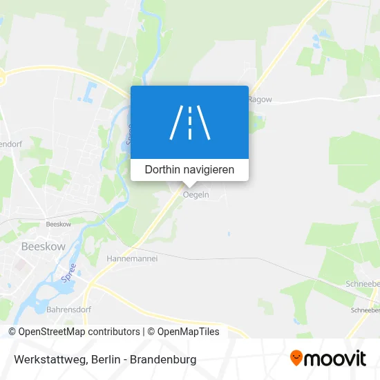 Werkstattweg Karte