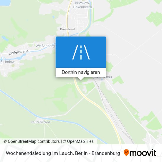 Wochenendsiedlung Im Lauch Karte