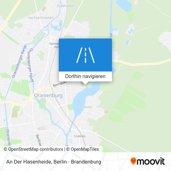 An Der Hasenheide Karte