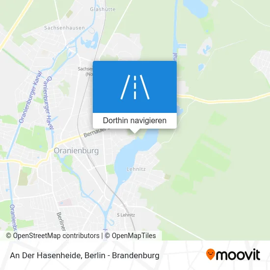 An Der Hasenheide Karte