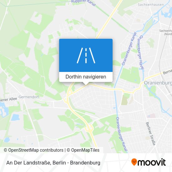 An Der Landstraße Karte