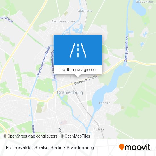 Freienwalder Straße Karte