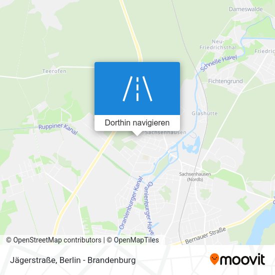 Jägerstraße Karte