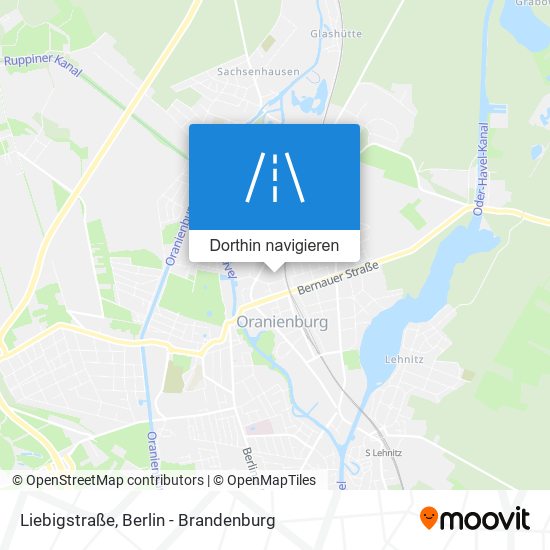 Liebigstraße Karte