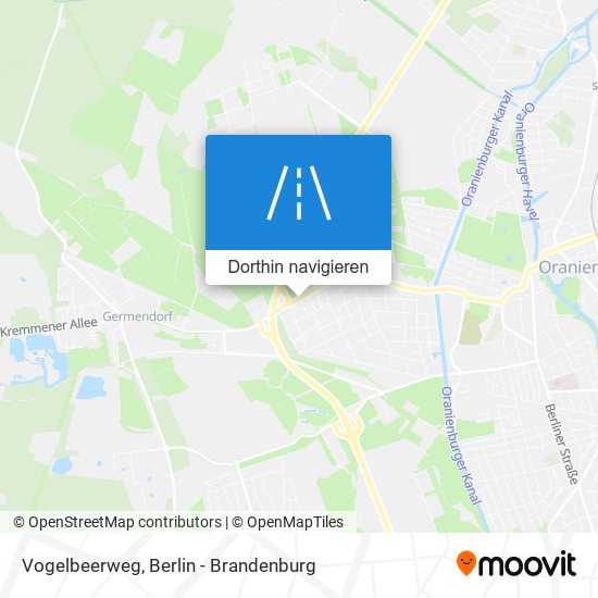 Vogelbeerweg Karte