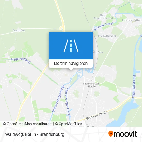 Waldweg Karte