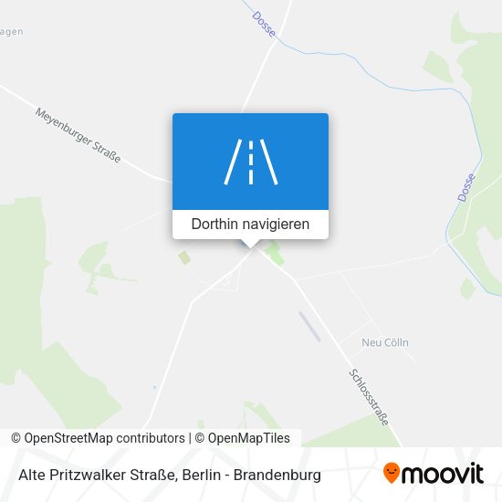 Alte Pritzwalker Straße Karte