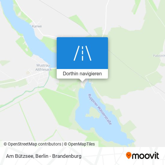 Am Bützsee Karte