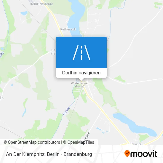 An Der Klempnitz Karte