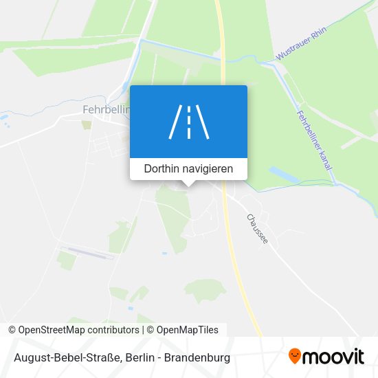 August-Bebel-Straße Karte