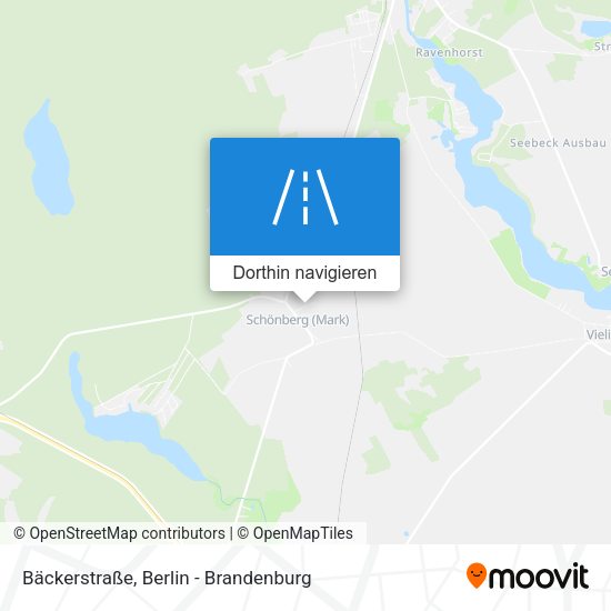 Bäckerstraße Karte