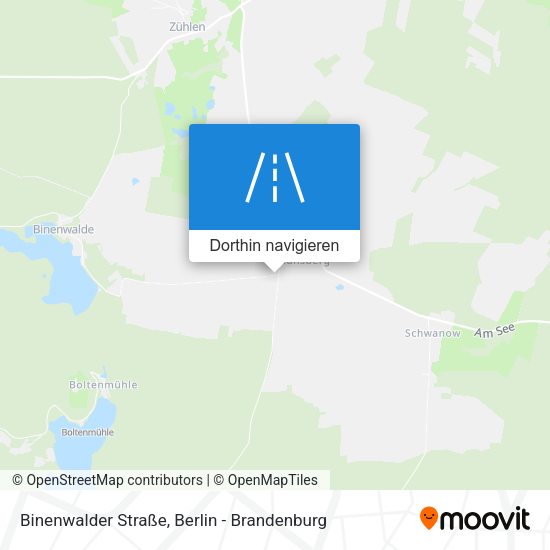 Binenwalder Straße Karte