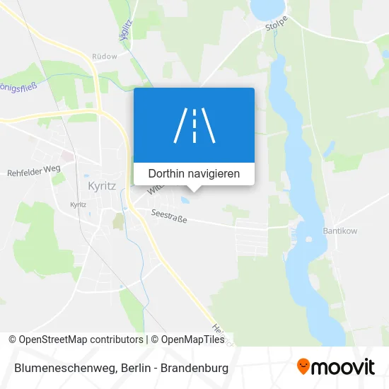 Blumeneschenweg Karte