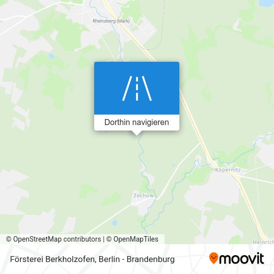 Försterei Berkholzofen Karte
