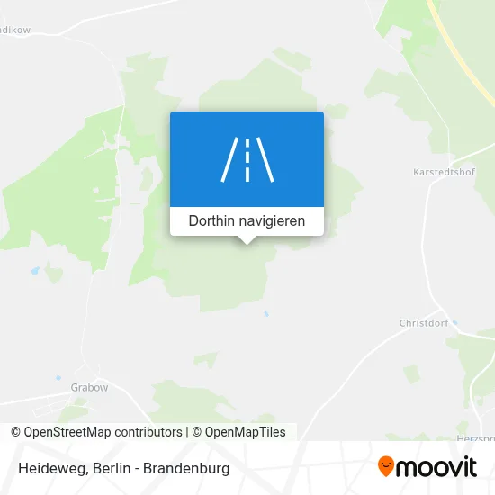 Heideweg Karte