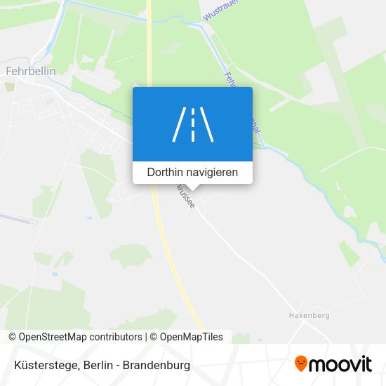 Küsterstege Karte