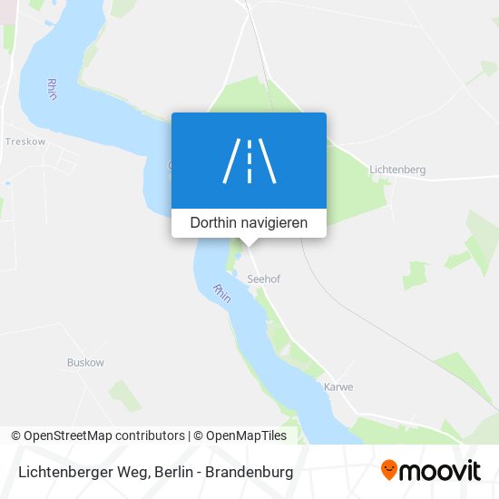 Lichtenberger Weg Karte