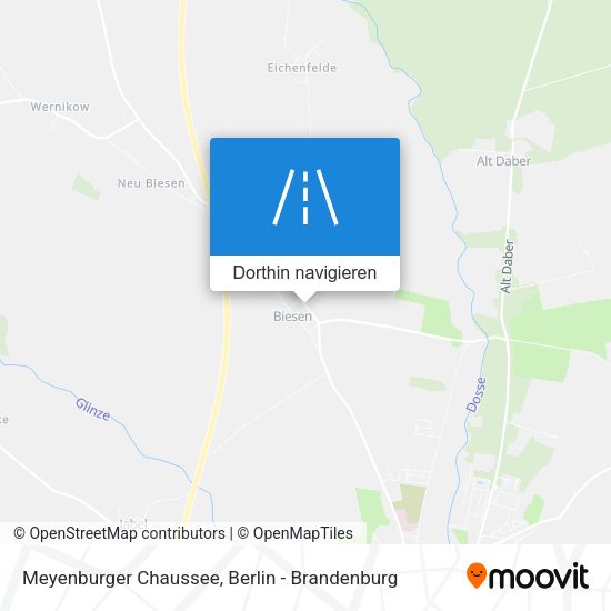 Meyenburger Chaussee Karte