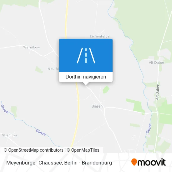 Meyenburger Chaussee Karte