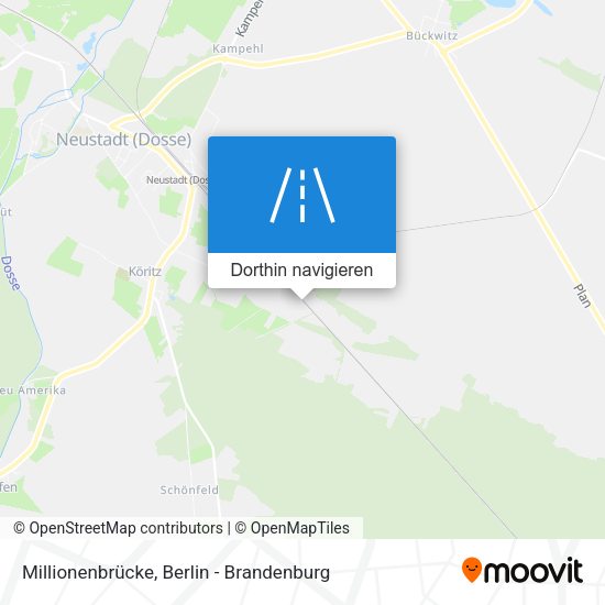 Millionenbrücke Karte