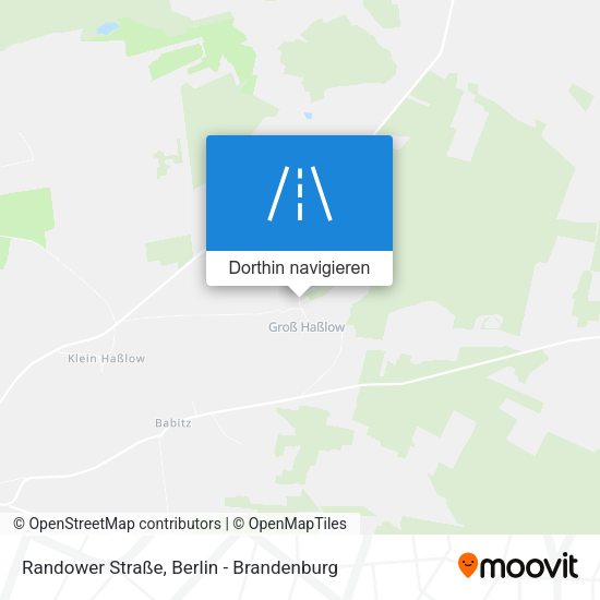 Randower Straße Karte