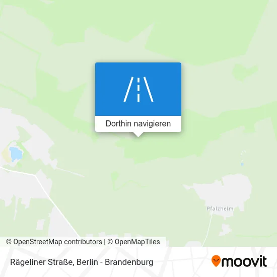 Rägeliner Straße Karte