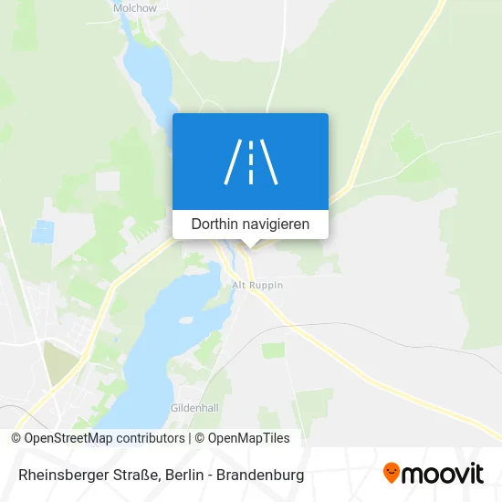 Rheinsberger Straße Karte