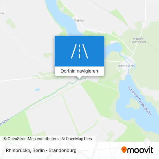 Rhinbrücke Karte