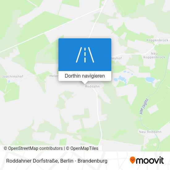 Roddahner Dorfstraße Karte