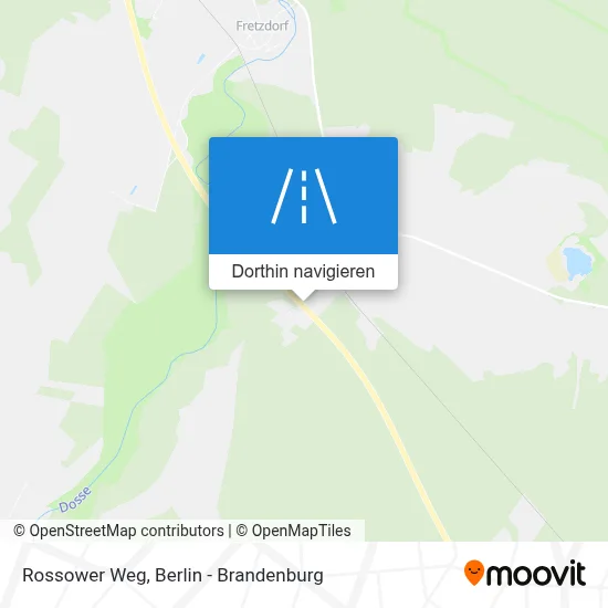 Rossower Weg Karte