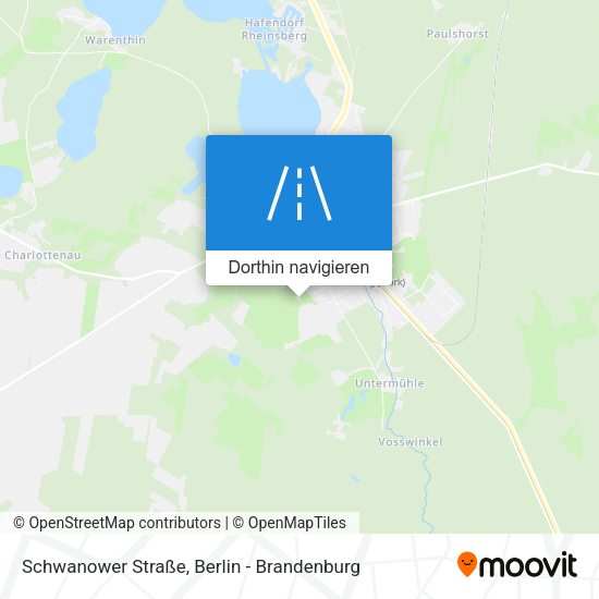 Schwanower Straße Karte