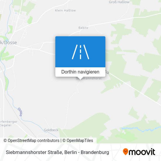 Siebmannshorster Straße Karte