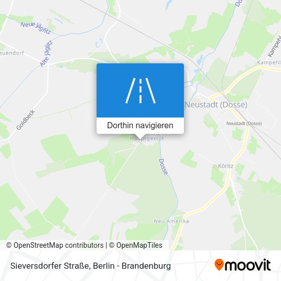 Sieversdorfer Straße Karte