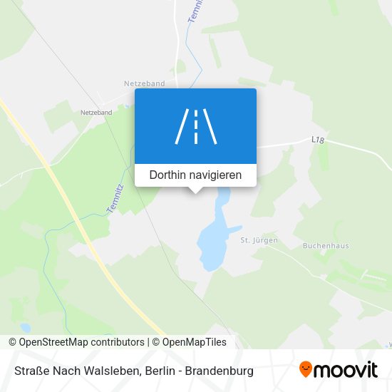 Straße Nach Walsleben Karte