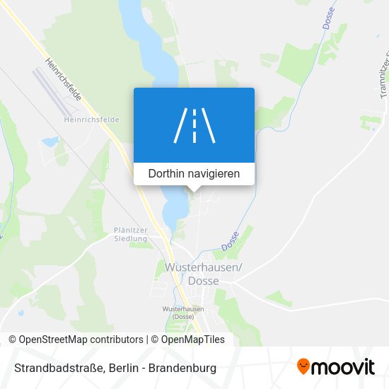 Strandbadstraße Karte