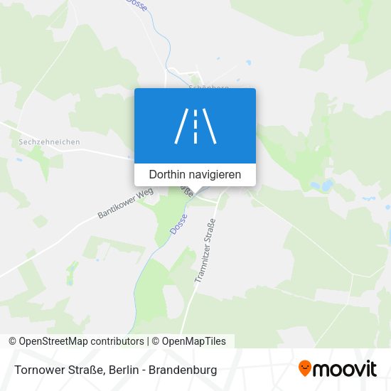 Tornower Straße Karte