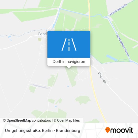 Umgehungsstraße Karte