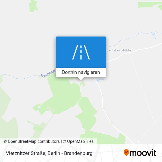 Vietznitzer Straße Karte