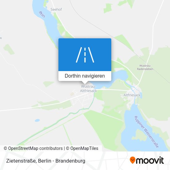 Zietenstraße Karte