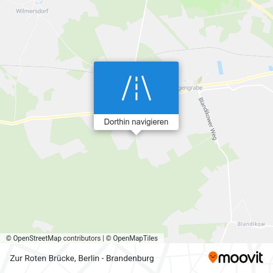 Zur Roten Brücke Karte