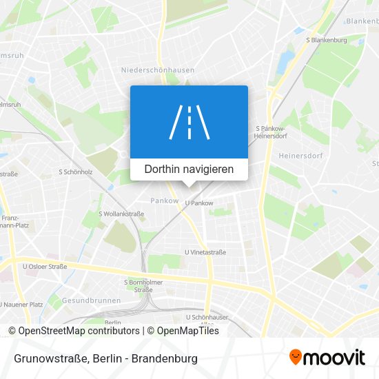 Grunowstraße Karte