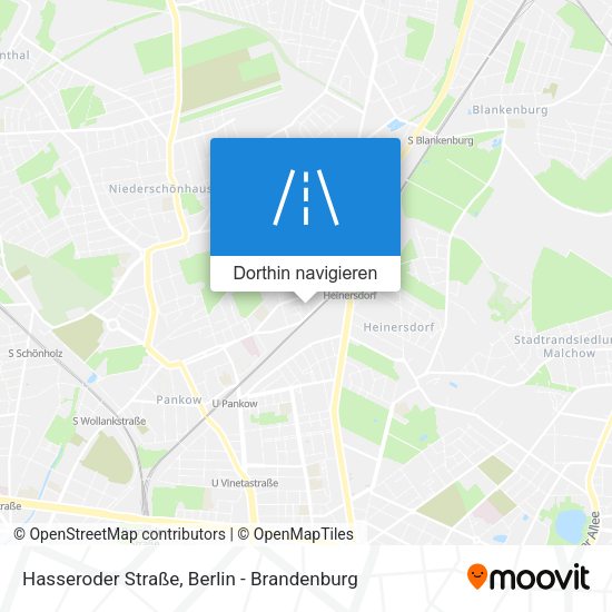 Hasseroder Straße Karte