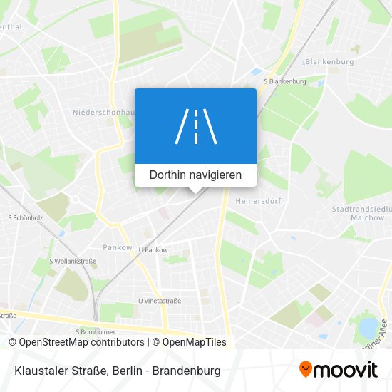 Klaustaler Straße Karte