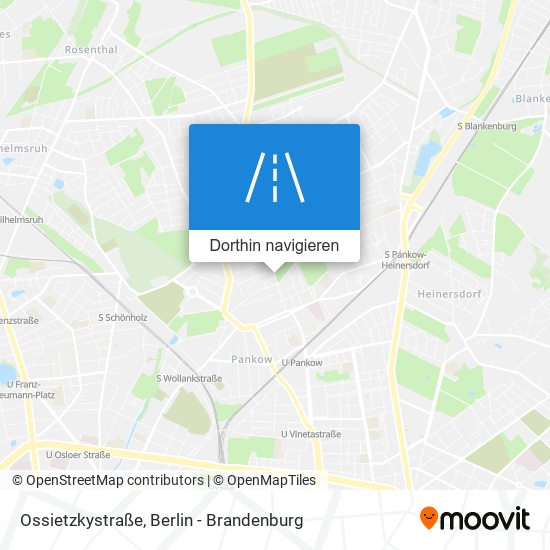 Ossietzkystraße Karte