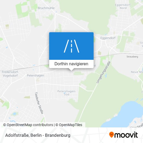 Adolfstraße Karte