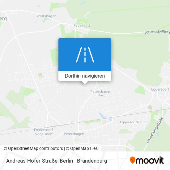 Andreas-Hofer-Straße Karte