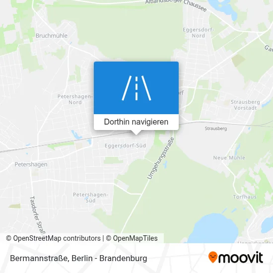Bermannstraße Karte