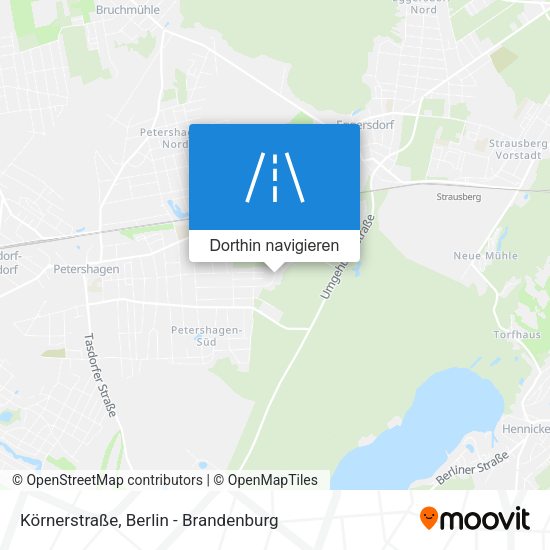 Körnerstraße Karte