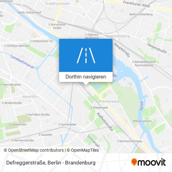 Defreggerstraße Karte