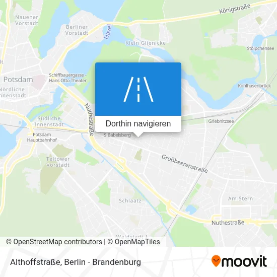 Althoffstraße Karte